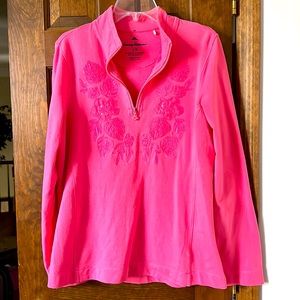 Tommy Bahama Women’s Large zip Pull Over